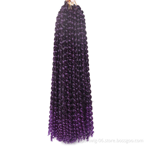 Wholesale 18 inch crochet passion twist braiding african hair synthetic braiding pre twist passion twist hair